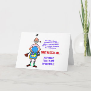 Perdí una apuesta a la tarjeta de felicitaciones