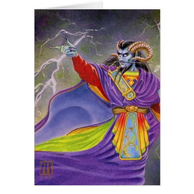 Perdición negra del nigromante (Frente)