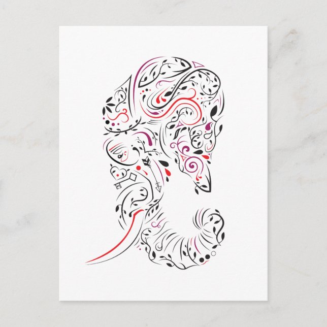 pérdida de la tarjeta de simpatía ornamental de el (Anverso)