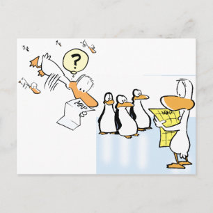 Pérdida de la tarjeta postal de los patos de panta