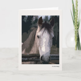 Pérdida de tarjeta de condolencia del caballo
