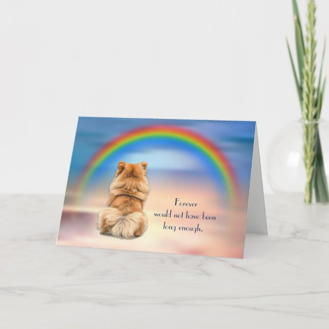 Pérdida de tarjeta de simpatía con el arco iris de (Anverso)