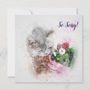 Pérdida de una tarjeta de gato Mascota