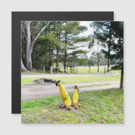 Perdida en el jardín, otra carta magnética