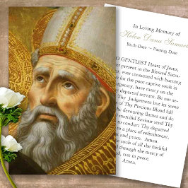 Pérdida funeraria Tarjetas de Simpatía St Augustin