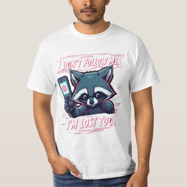 "Perdida Pero No Solo - Camiseta Graciosa (Anverso)