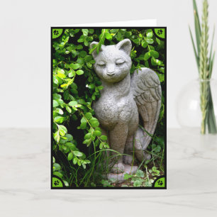 "Pérdida tarjeta de condolencia de un gato"