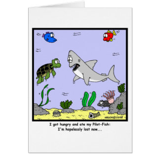 Perdido: Dibujo animado del tiburón