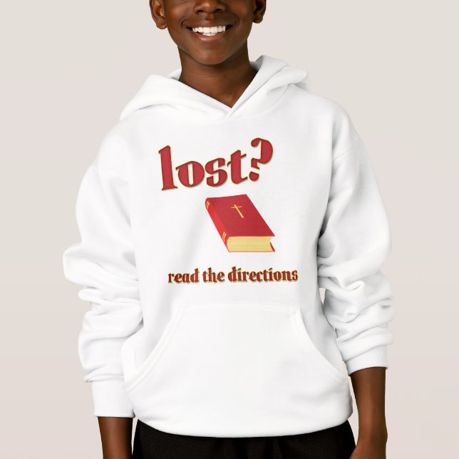 ¿Perdido? Leer la Biblia de las direcciones (Anverso)