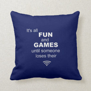 Perdiendo almohada de Internet WiFi - Azul
