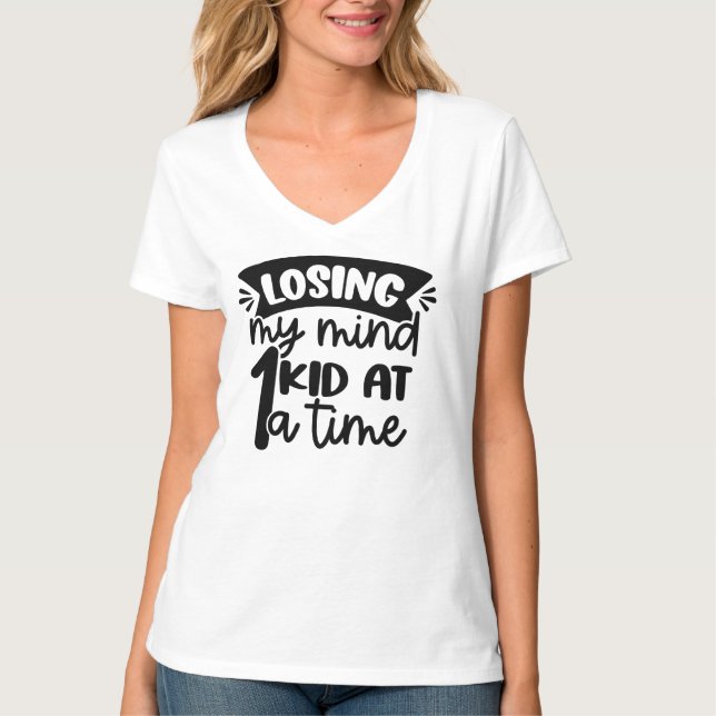 Perdiendo Mi Mente, La Camiseta De Mamá Humorístic (Anverso)