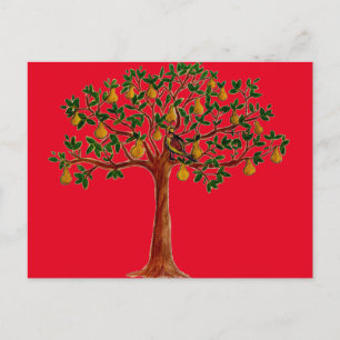 Perdiz 2 en postales de árbol permeable