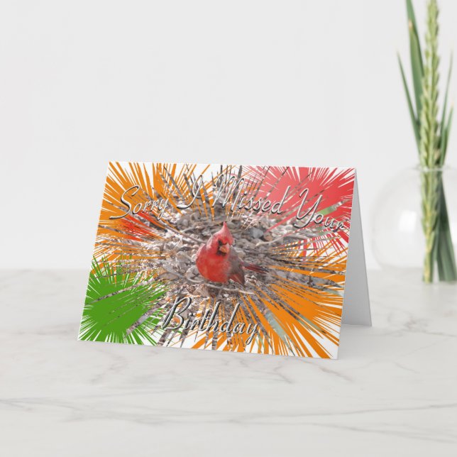 Perdón por haber perdido tu tarjeta de cumpleaños (Anverso)