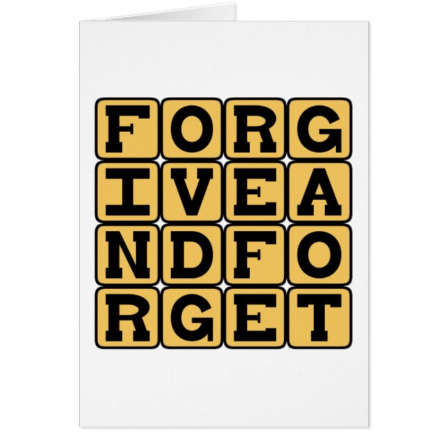 Perdona y Olvida, Expresión Aliterativa (Frente)