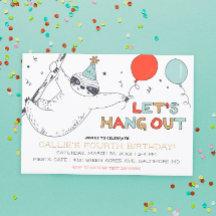 Perdone la invitación de cumpleaños