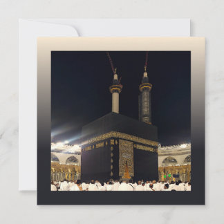 Peregrinos del Hajj en Fajr, Kaaba, Meca, Arabia S