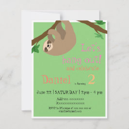 Pereza linda, invitación de la fiesta de