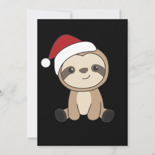 Perezoso Navidad Nieve Invierno Animales Perezosos