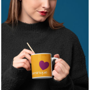 Perfección de albaricoque - La taza de café con un