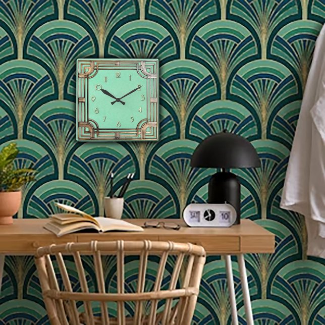 Perfección geométrica en un reloj de pared Art Dec (Subido por el creador)