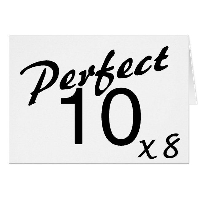 Perfeccione 10 x8 (Anverso (Horizontal))