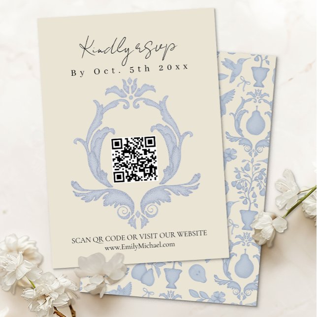 Perfect Pear Bridal Shower | Tarjeta de RSVP de Da (RSVP card)