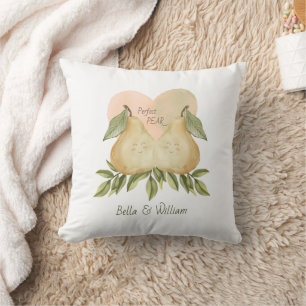 Perfecta almohada doble perfilada con nombres pers