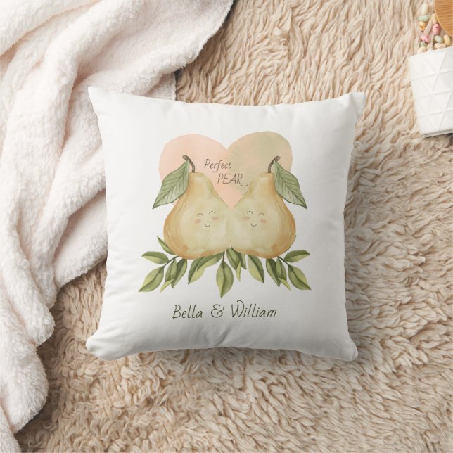 Perfecta almohada doble perfilada con nombres pers (Manta)