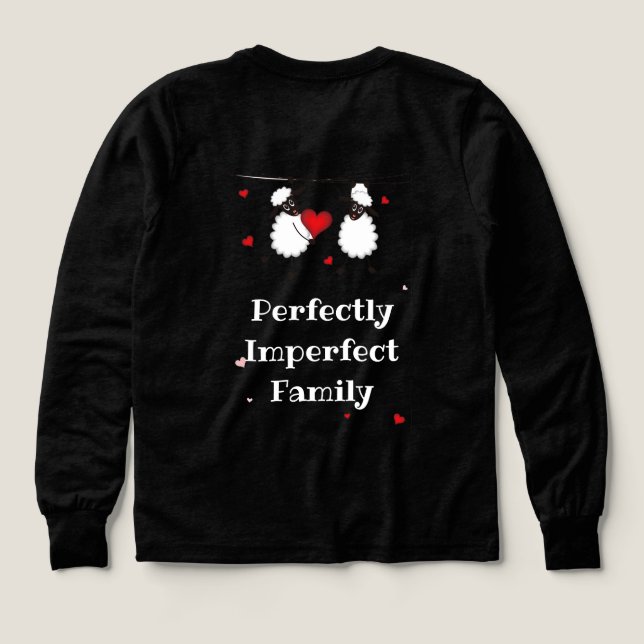 Perfectly Imperfect Family Love Quote Art (Reverso )