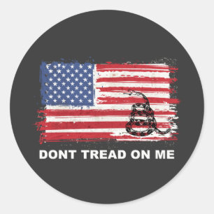 PERFECTO "DONT TREAD EN MÍ" 13 PEGATINA