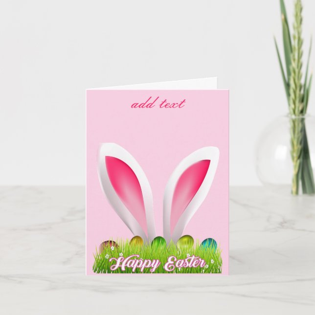 Perfecto, Guay Feliz Pascua, Invitación de conejit (Anverso)