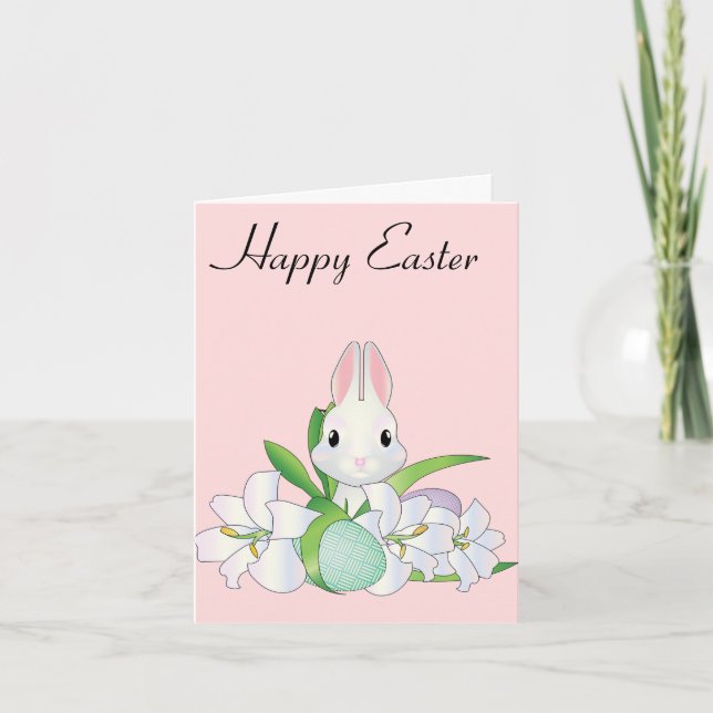 Perfecto, Guay Feliz Pascua, Invitación de conejit (Anverso)