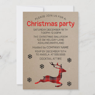 Perfecto, hermoso, Navidad invitación a renos