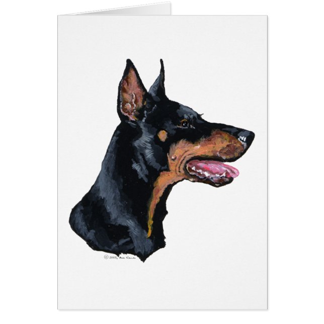 Perfil de Doberman Pinscher (Frente)