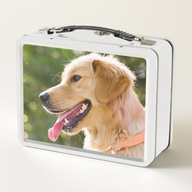 Perfil de Golden Retriever con lengua de salida (Reverso)