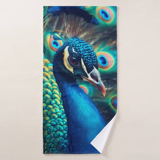 Perfil de Peacock (Toalla de baño)