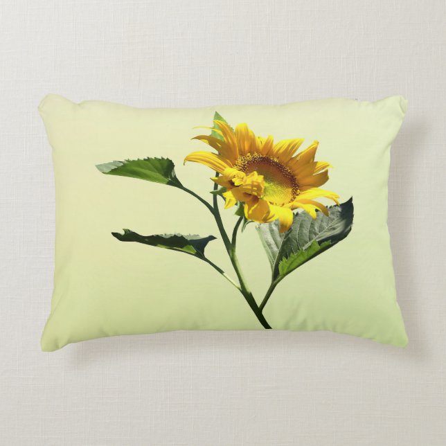 Perfil de una almohada de girasol (Anverso)