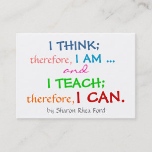 Perfil educativo/docente - Tarjeta de presentación