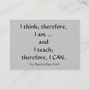 Perfil educativo/docente - Tarjeta de presentación