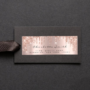 Perforaciones espumosas Rosa de etiquetas de direc