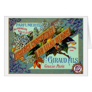 Perfume blanco francés de la lila 1915