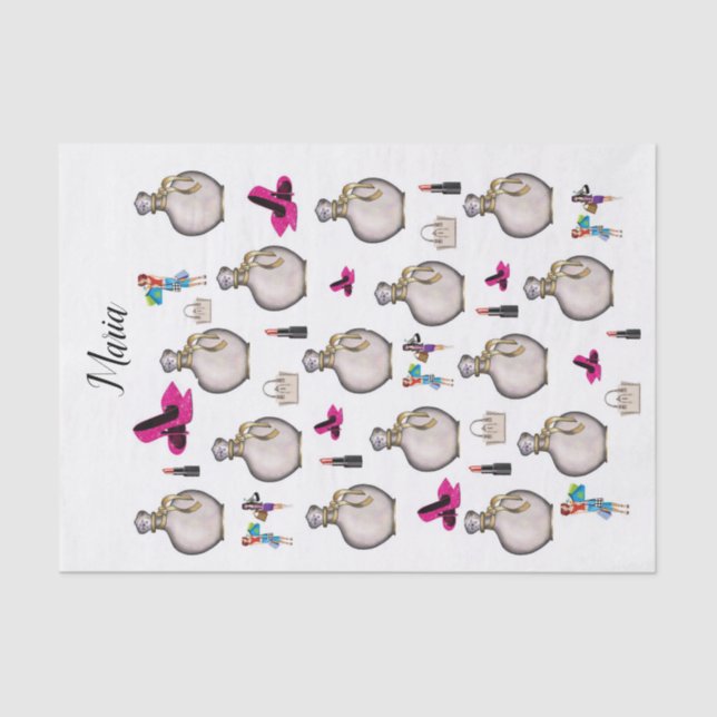 Perfume de papel de tejidos (Anverso)