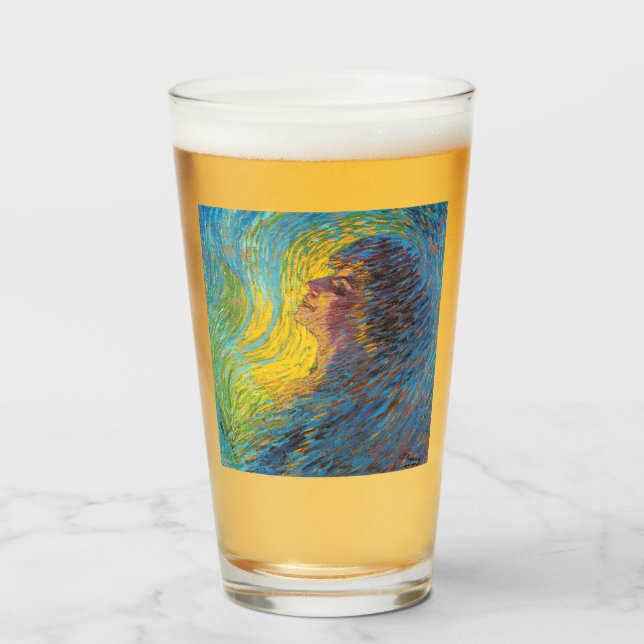 Perfume (retrato femenino) (de Luigi Russolo) (Anverso (lleno))