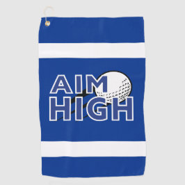 Perfusión de golf "AIM HIGH" Toalla de golf