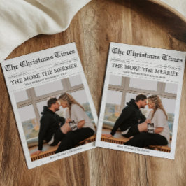 Periódico Mientras más, mejor bebé Navidad