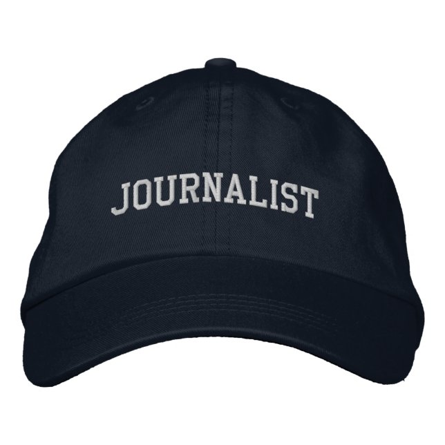 Periodista bordado Gorra (Anverso)