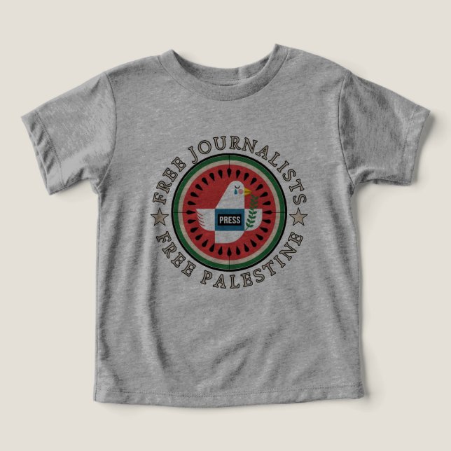 Periodistas libres liberan a Palestina (Diseño delantero )