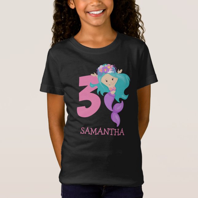 Perla - joyas oceánicas 3ª camiseta de cumpleaños  (Anverso)