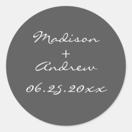 Perla Pegatina de 1920 - gris