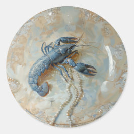 Perla - Pegatinas redondos para el arte de la esta